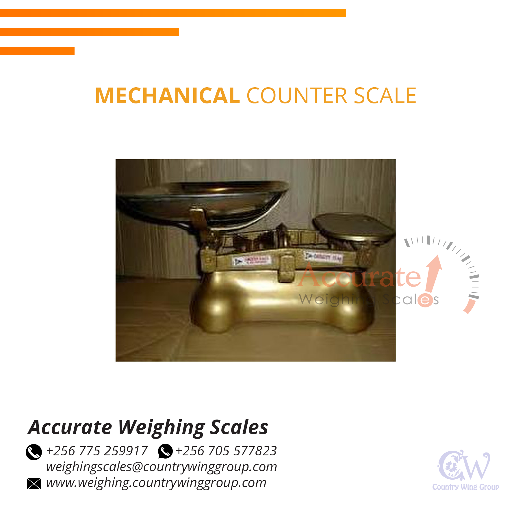 efficient Manual counter mechanical scale for shops