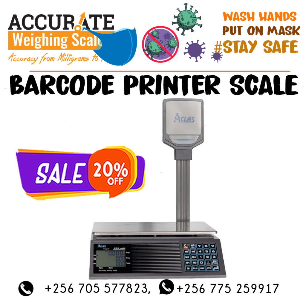 supermarket barcode label scale