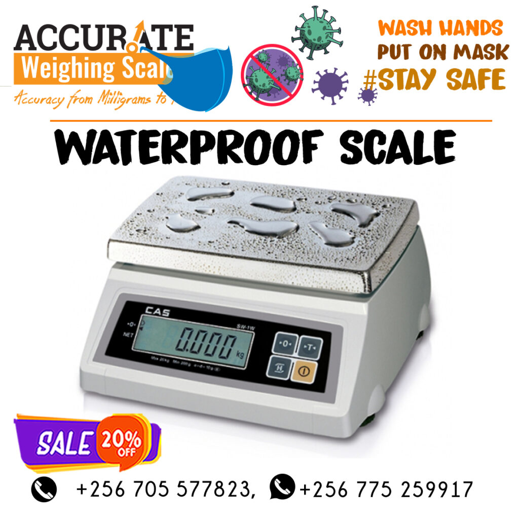 Waterproof weighing scale 