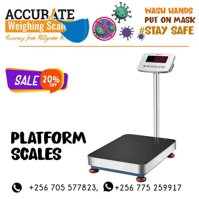 Commercial platform weighing scales 